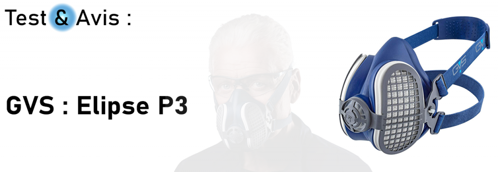 Elipse SPR502 GVS Masque avec filtres P3 RD et Odeurs nuisibles pour les soudeurs Taille M/L Bleu 